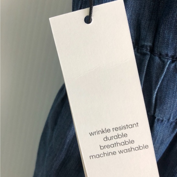 🆕 Calvin Klein Blue Denim Jumpsuit size 6 NWT - Picture 11 of 11